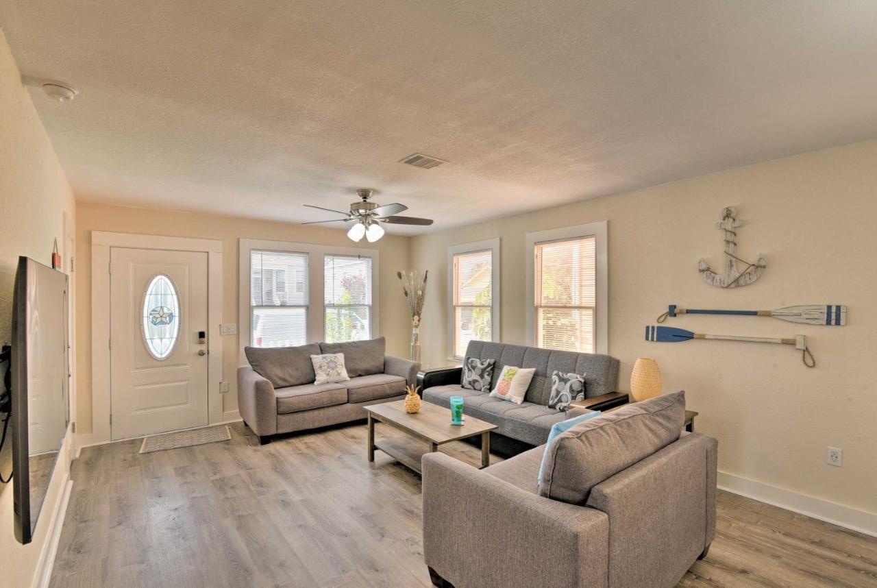 Bright Galveston Bungalow Half Mi To Pleasure Pier 외부 사진