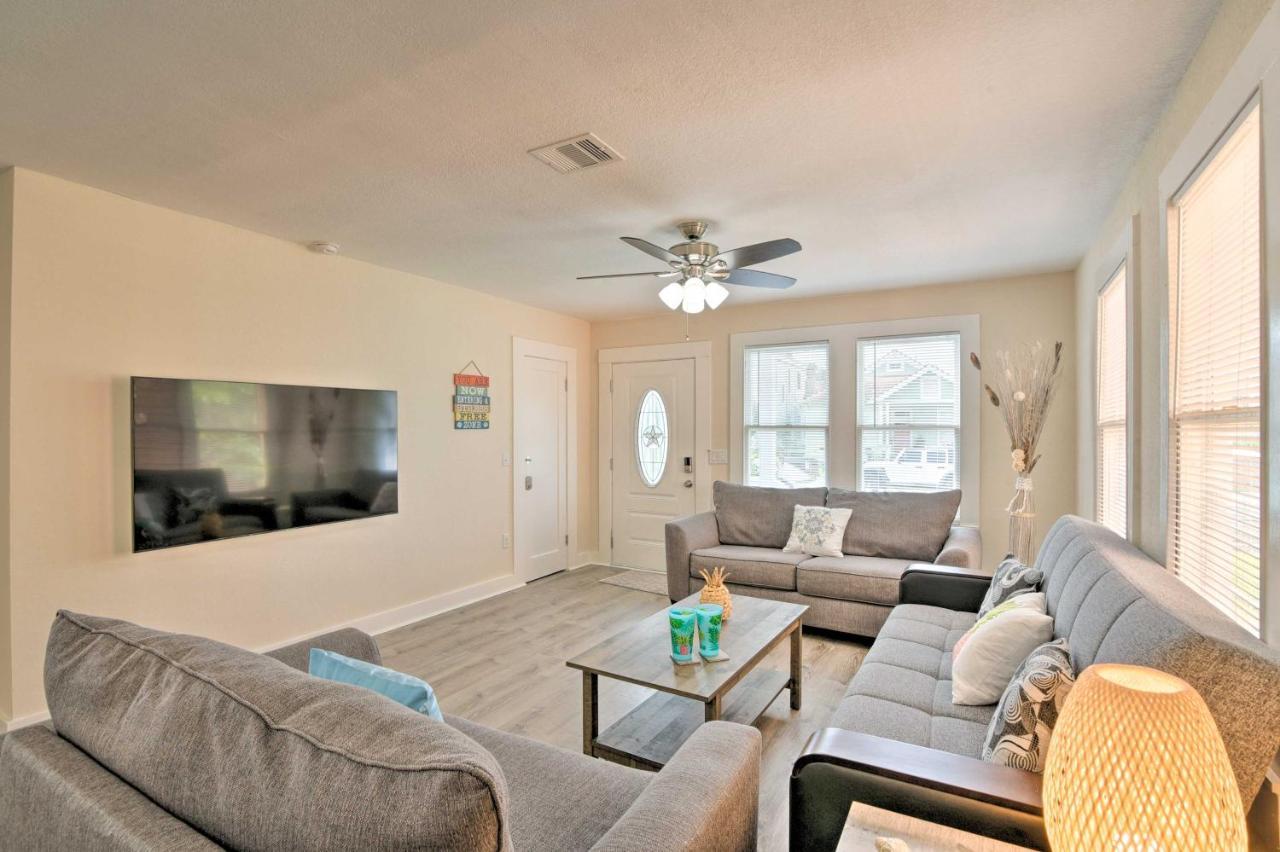Bright Galveston Bungalow Half Mi To Pleasure Pier 외부 사진
