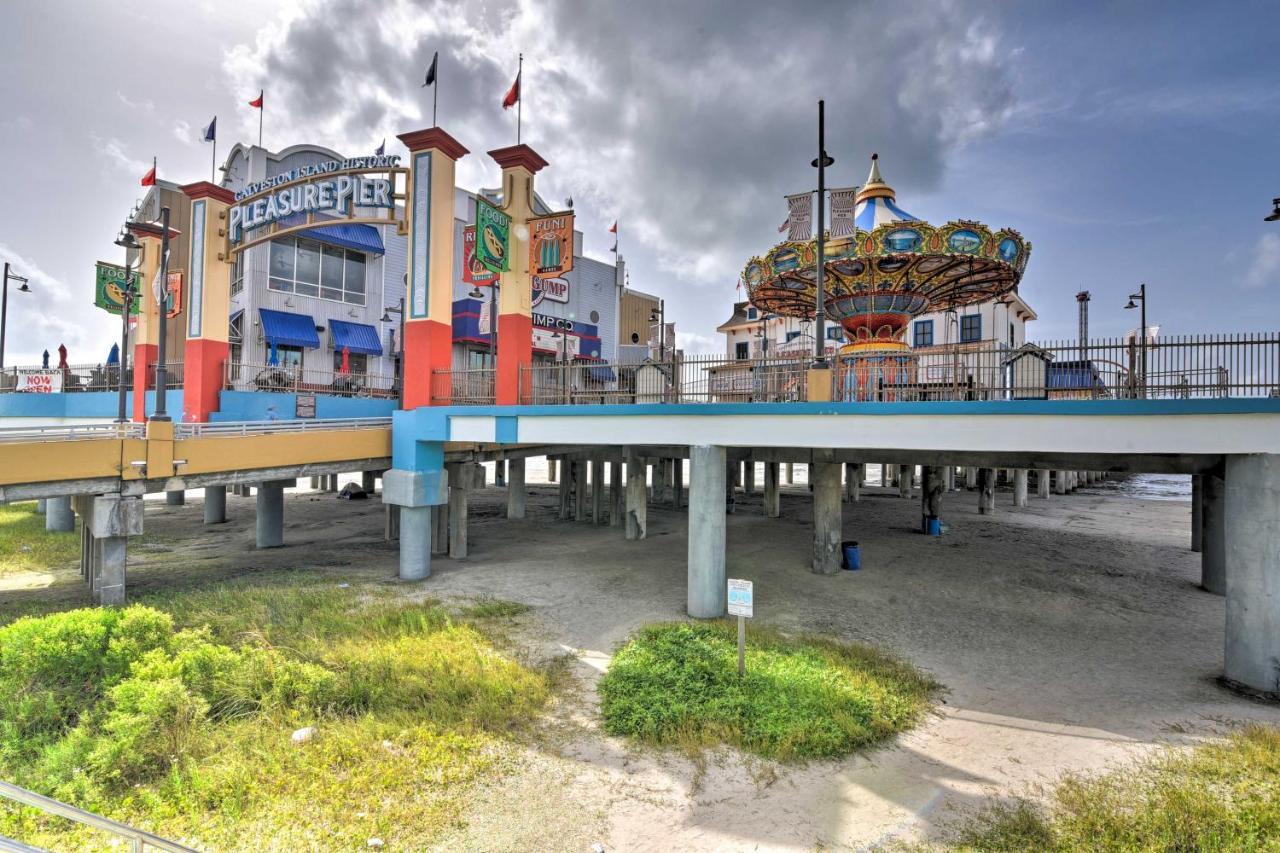 Bright Galveston Bungalow Half Mi To Pleasure Pier 외부 사진